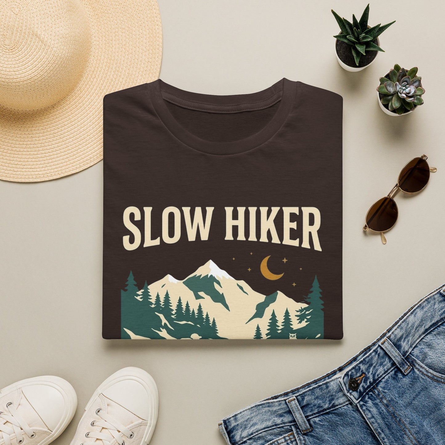 Slow Hiker Hiking Society T-Shirt