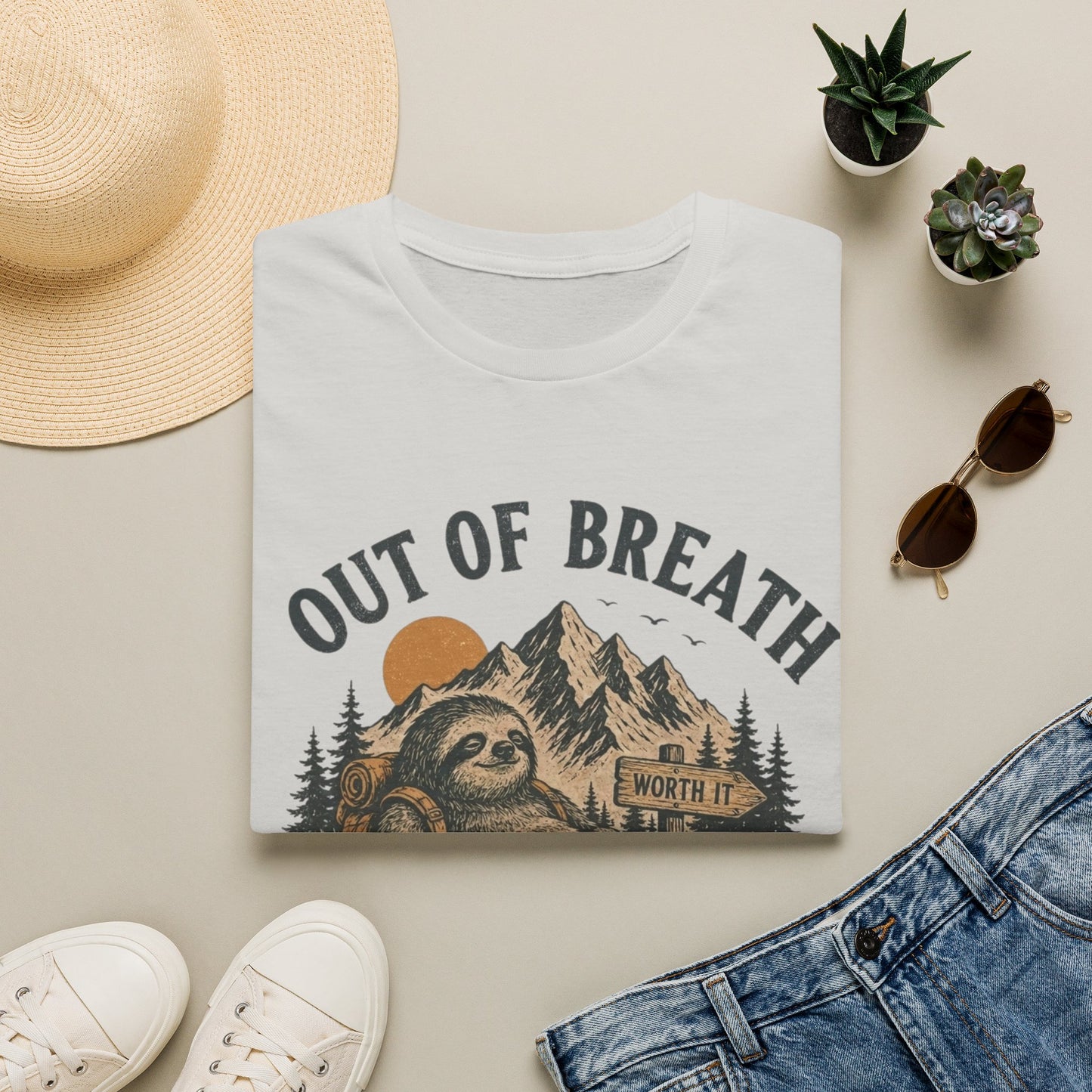 Out Of Breath Hiking Society T-Shirt