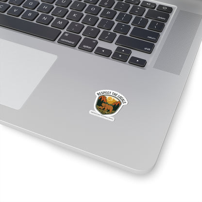 Respect the Locals Bear Sticker | Protect Our National Parks, Leave No Trace