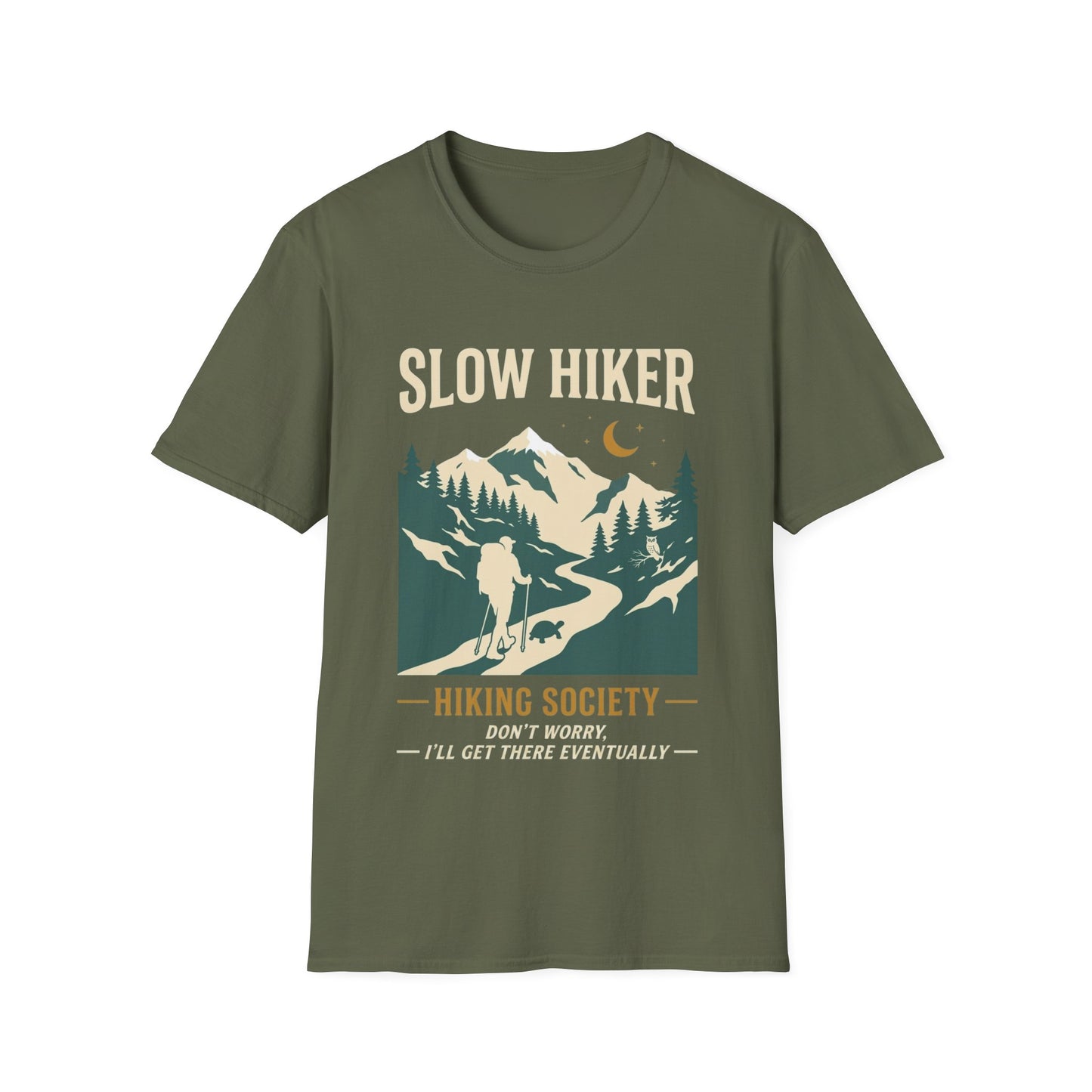 Slow Hiker Hiking Society T-Shirt