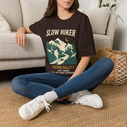Slow Hiker Hiking Society T-Shirt