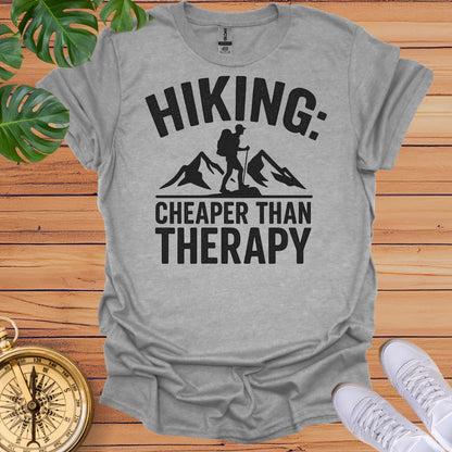 Hiking - Cheaper Than Therapy T-Shirt