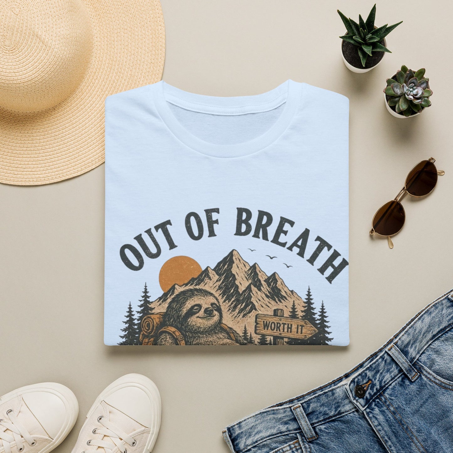 Out Of Breath Hiking Society T-Shirt