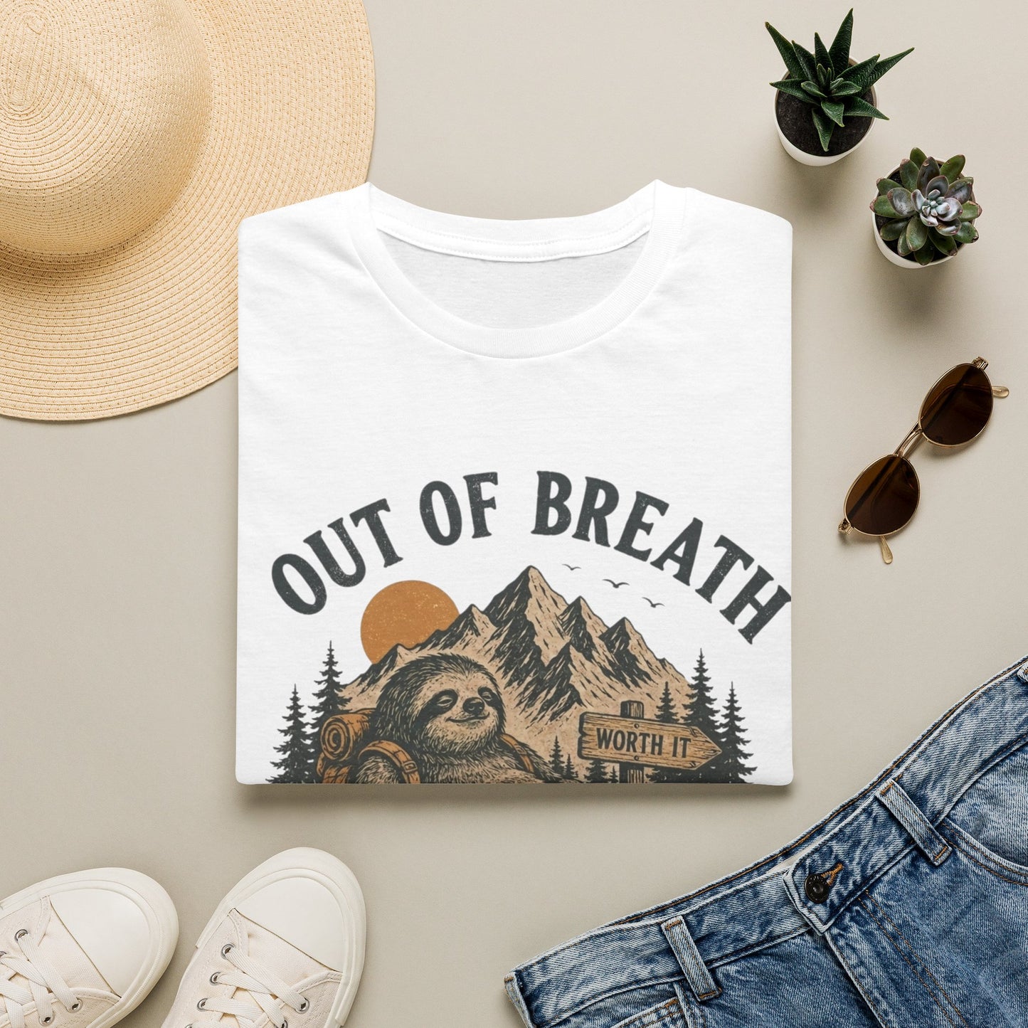 Out Of Breath Hiking Society T-Shirt