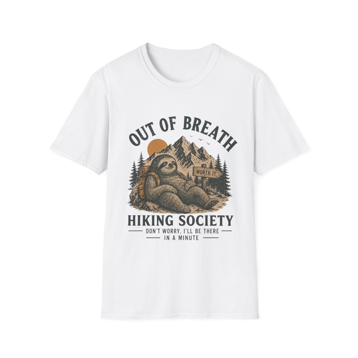 Out Of Breath Hiking Society T-Shirt