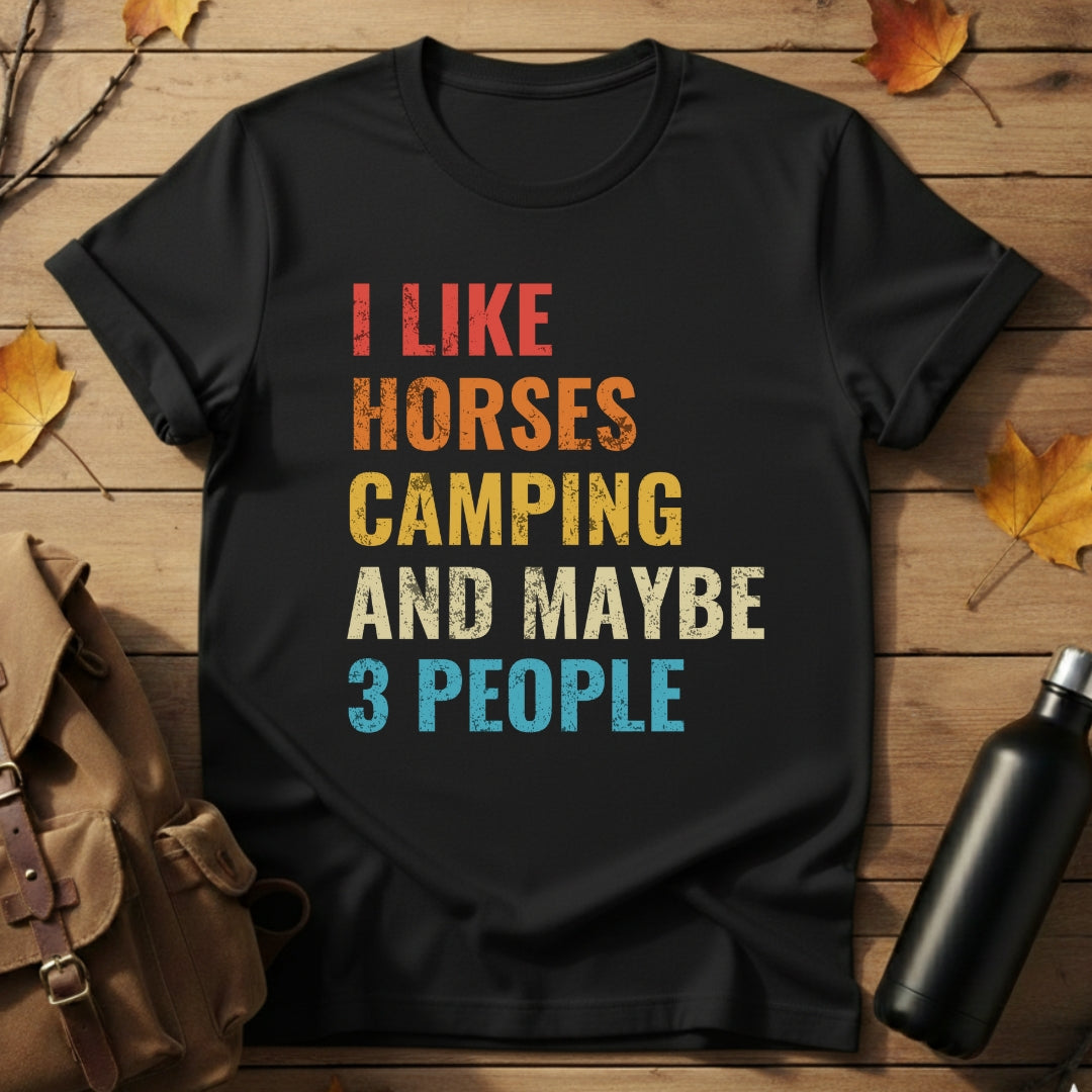 Horses & Camping T-Shirt
