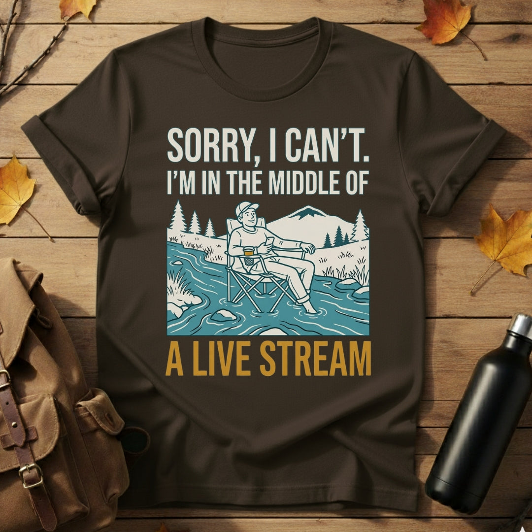 In Middle Of Live Stream T-Shirt