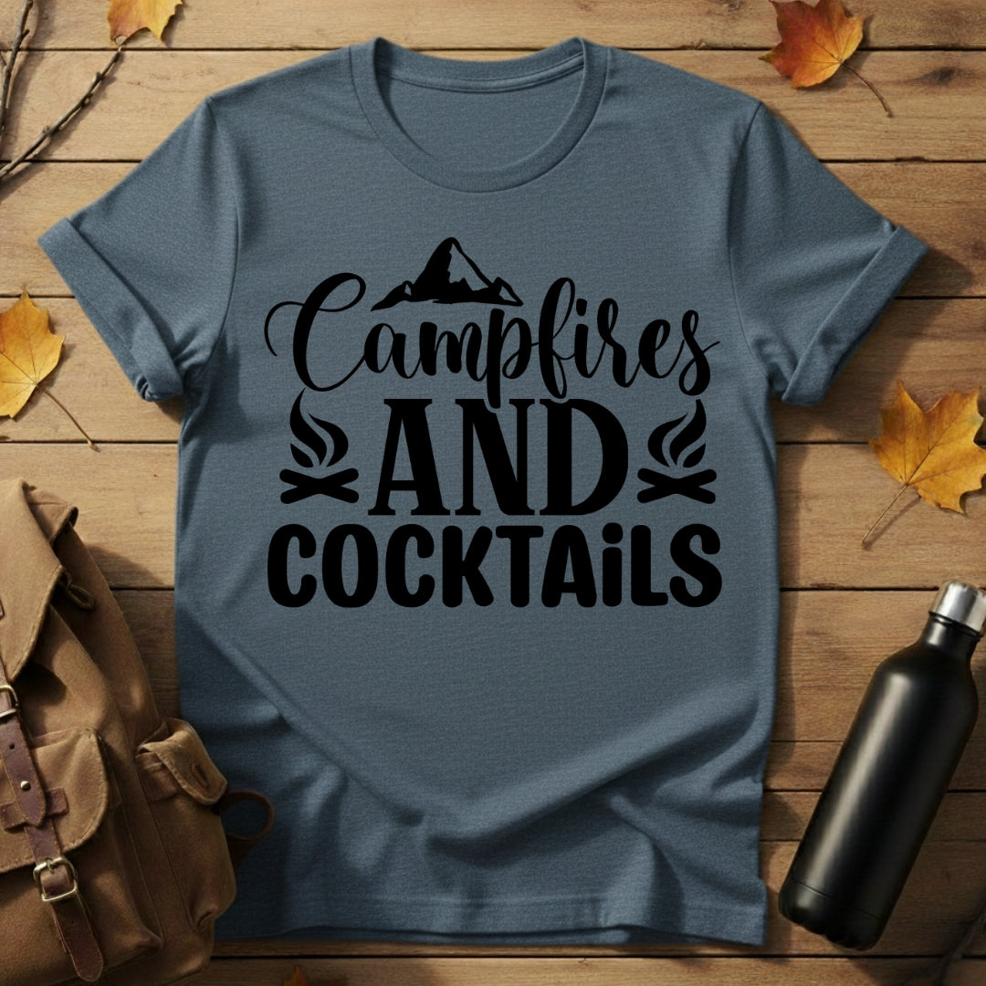 Campfires And Cocktails T-Shirt