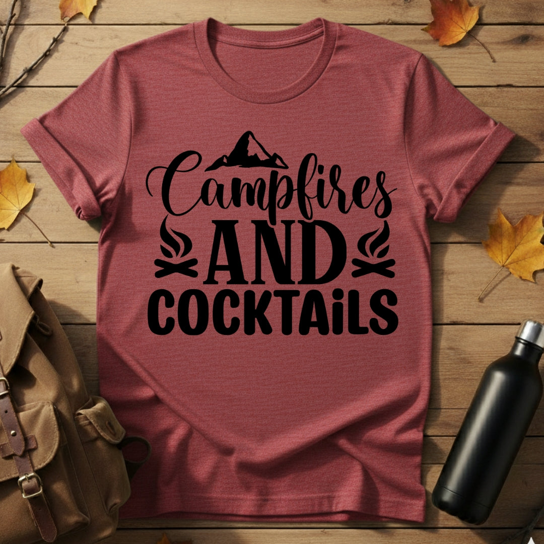 Campfires And Cocktails T-Shirt