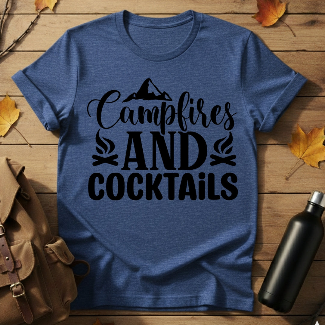 Campfires And Cocktails T-Shirt