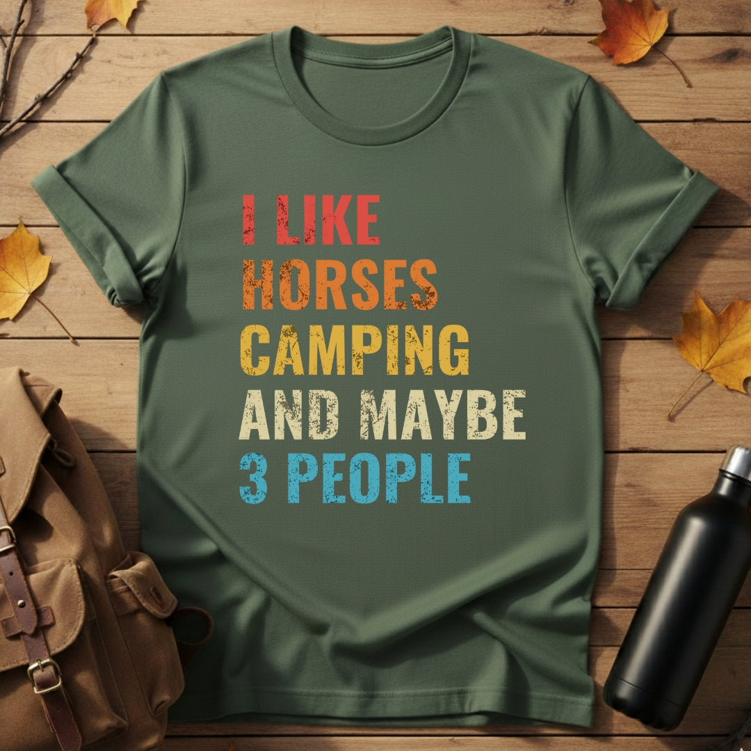 Horses & Camping T-Shirt
