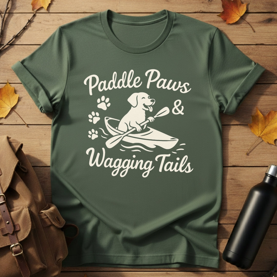 Paddle Paws Wagging Tails T-Shirt