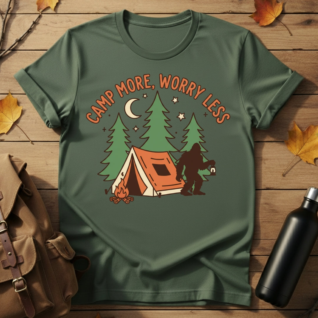Camp More, Worry Less T-Shirt