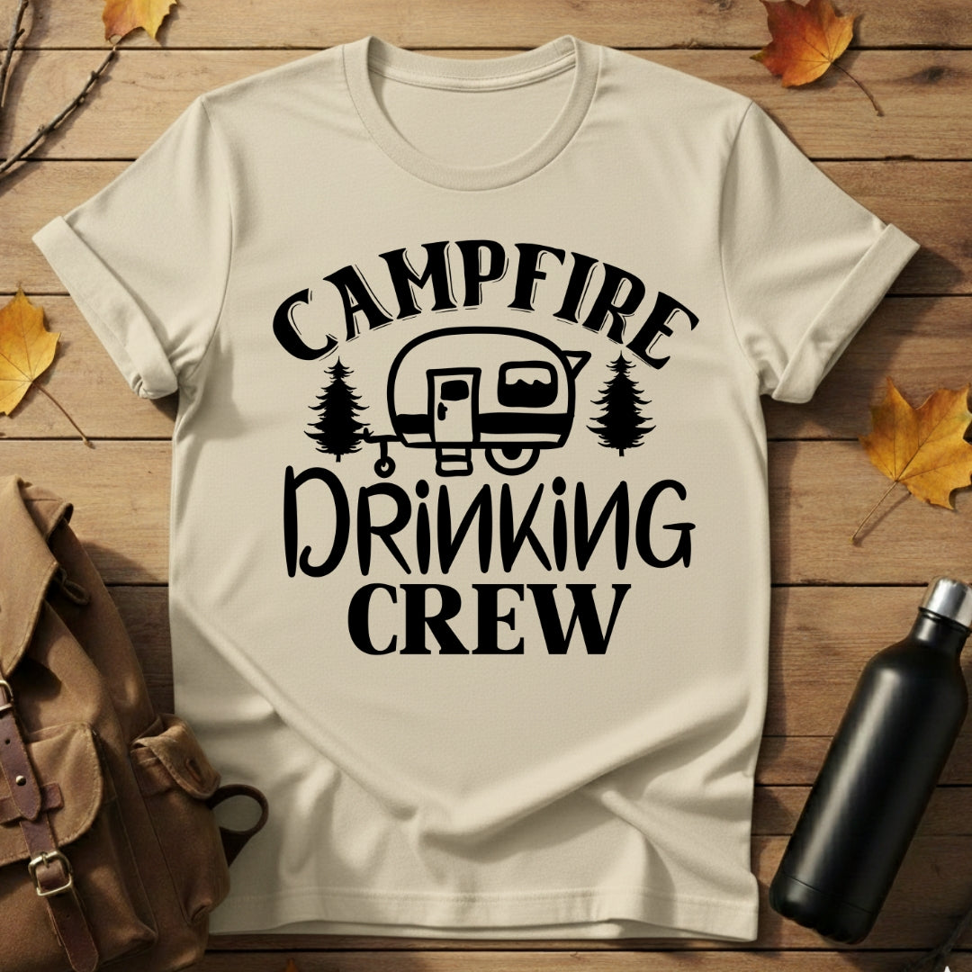 Campfire Drinking Crew T-Shirt