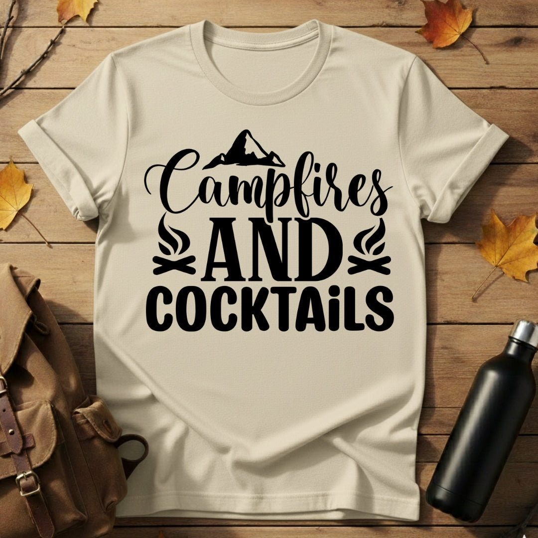 Campfires And Cocktails T-Shirt
