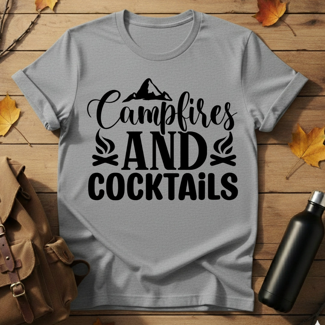 Campfires And Cocktails T-Shirt